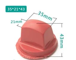 Free Ship One 50 Hardness Pad Printing Rubber Head Coding Machine Silicane Gel Product Customized Material
