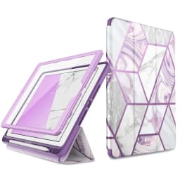 For iPad 10.2 Case (2021/2020/2019) I-Blason Cosmo Full-Body Trifold Stand Case with Pencil Holder Built-in Screen Protector