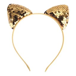 New children's cartoon sweet fish scale sequined cat ear jewelry headband