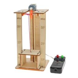 DIY Electric Remote Control Lift Elevator Wooden Model Kit Science School Projects Experiment Science Toys For Kids Education