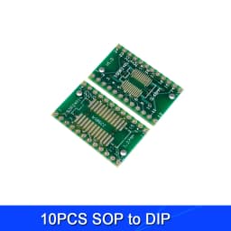 10pcs PCB Board Kit SMD Turn To DIP Adapter Converter Plate SOP MSOP SSOP TSSOP SOT23 8 10 14 16 20 28 SMT To DIP