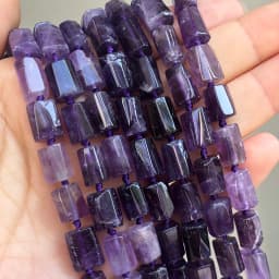 Natural Apatite Lapis lazuli Tiger Eye Jades Beads Faceted Column Loose Beads For Jewelry DIY Making Bracelet Accessories 7.5''