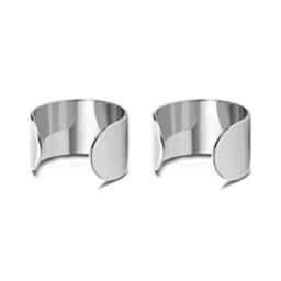 1Pcs/15 Pcs Stainless Steel Ear Cuff Helix Cartilage Clip On Wrap Earrings Fake Nose Ring Non-Piercing Adjustable Men Women