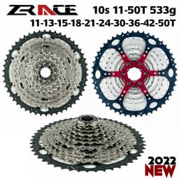 ZRACE Bicycle Cassette 8 9 10 11 Speed MTB Bike Freewheel 11-42T / 11-46T / 11-50T / 11-52T for ALIVIO / DEORE / SLX / XT
