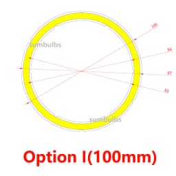 2W-12W Angel Eyes LED COB Light Source Annual Shape 12V DC 20mm-120mm COB Ring LED Cold Warm White Light Source for DIY Bulb