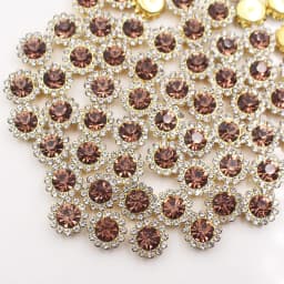8mm-12mm Sunflower Silver Claw Sew On Rhinestones Glitter Crystals Stones Fabric Glass Beads DIY Sewing Rhinestones Crafts Gems