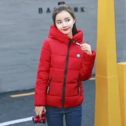 2026 Causal Ladies Padded Jacket Short Autumn Winter Wadded Jacket Women Hooded Short Coats Female Plus Size Parkas Overcoat