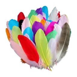 50Pcs Natural Goose Feathers Plume Craft DIY Royal Blue Feather Wedding Party Plumas Jewelry Making Decor Accessories 13-18CM