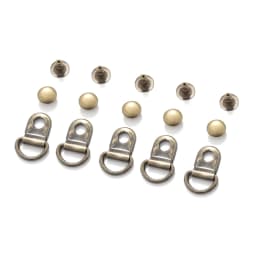 10 Sets D Ring Buckle for Repair Bags Hiking Climbing Boots Practical Repair Buckles DIY Craft Bag Metal Decorative Accessories
