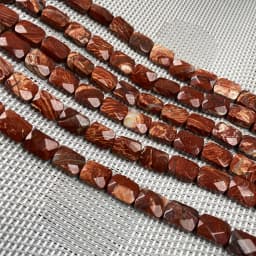 Natural Stone Crystal Agate Beaded Rectangle Faceted Turquoises Scattered Beads for Jewelry Making DIY Necklace Bracelet Gift