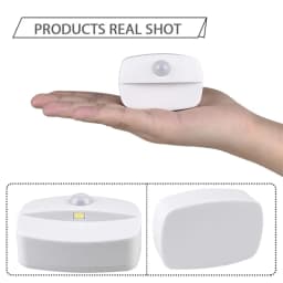 LED Night Lights Motion Sensor Light Battery Operated Wireless Wall Lamp No Glare Corridor Closet Cabinet Door Light