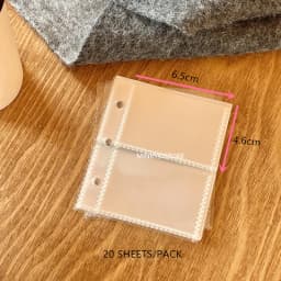 MINKYS New Arrival Kawaii Bling Star 1/2/3 inch Kpop Photocards Collect Book 3 Rings Binder Cards Organizer Book Stationery