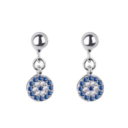 Retro Turkish Devil's Evil Eye Earrings Blue Eye Clear CZ Crystal Stud Earrings for Women Wedding Jewelry Brincos