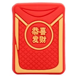 2022 New Arrival 1Pcs Happy Chinese Style PVC Shoe Charms Shoes Accessories Decorations for Wristbands Party Gift