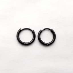 6/8/10/12mm Tiny Korean Small Stainless Steel Round Mini Little Good Huggie Hoop Earrings for Women Cartilage Piercing Loop Ring