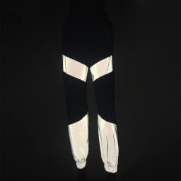 OMSJ Autumn Winter Loose Hight Waist Flash Reflective Patchwork Jogger Pants 2024 Women Neon Streetwear Outfits Cargo Trousers