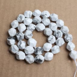 6-12mm Natural Garnet Agates Quartz Tiger Eye Howlite Opal Stone Beads Faceted Loose Beads For DIY Jewelry Making Bracelet