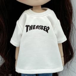 Hot Sale Blythe Clothes Gray Coat or White T Suitable for Blyth, OB24, Azone,Pullip 1/6 Doll Accessories