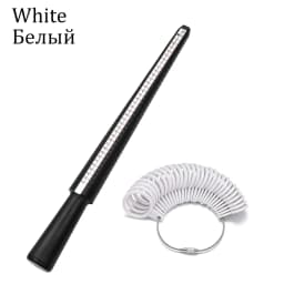 Professional Measuring Gauge Finger Ring Stick Sizer Mandrel Stick Finger Gauge Ring For DIY Fashion Jewelry Measuring Tools Set