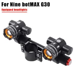 LED Headlight For Xiaomi M365 /Pro Electric Scooter Zoomable 1200mAh Battery USB Rechargeable 150LM XM-L T6 LED Light Front Lamp