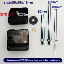 Quartz Clock Movement Kit With Gold Clock Hands Non Ticking Wall Clock Mechanism DIY Clock Making Repair Parts