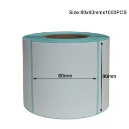 19 sizes Label stickers barcode Sticker label for Zebra Paper Adhesive Sticker Supermarket Blank sticker