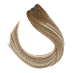 Full Shine Human Hair Weft Extensions Hair Bundles 100g Sew In Silky Straight Remy Skin Double Weft For Salon
