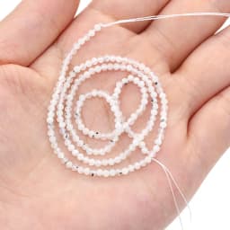 100% Natural Stone Beads Small Faceted Beads for Women Jewelry Making DIY Necklace Bracelet Accessories 2-3mm 15inch