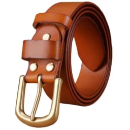 Camel vegetable tanned belt solid brass buckle high quality mens belts luxury full grain genuine leather jeans cowboy 140 130cm