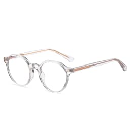 2022 Trending Blue Light Blocking Men's Retro Glasses TR90 Anti Radiation Eyeglasses Women Round Transparent Fashion Eyewear