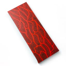 New Style G10 Knife Handle Material Damascus Pattern Diy Handle Composite Material G-10 Tool Patch Material 130x45x8mm