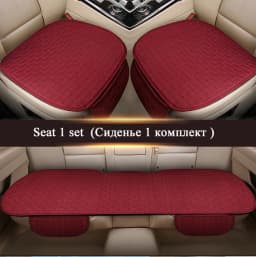 Car Seat Cover Front/Rear Flax/Linen Seat Cushion Protector Pad Black/Red/Beige/Grey/Coffee/Brown For Toyota Rav4 M5 X45