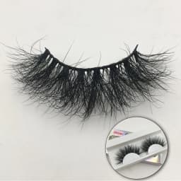 RED SIREN Fluffy Mink Lashes Short Messy Wispy Natural Eyelashes 10mm-18mm Hamdmade Real 3D Mink Eyelashes Makeup False Lashes