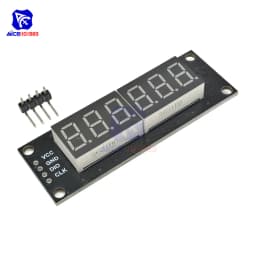 diymore 0.36 inch TM1637 6 Bits 7 Segment Digital LED DIsplay Module I/O Interface 5 Color Available for Arduino
