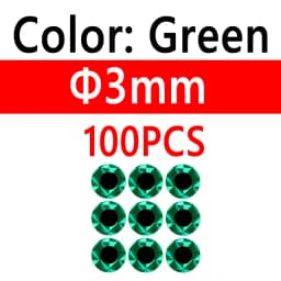 100pcs 2D Metal Jigs Lure DIY Fish Eyes Holographic Flat Fishing Fly Eyes Sticker for Slow Jigging Fishing Lure Baits 3mm-12mm