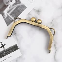 14CM No Hole Screw ear Purse Frame Bead Kiss Clasp DIY Coin Purse Accessories