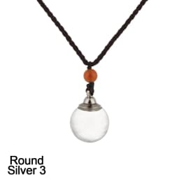 New Glaze Vial Necklace Openable Water Drop Heart Shape Perfume Bottle Pendant Steel Chain Necklace Oil Diffuser Vial Jewelry