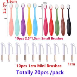 Wholesale Flat /Angled Detailed Blending Brushes Large Small Smooth Blending Brushes Ink Application Tool for DIY Cards Making