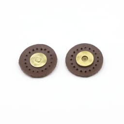 5 Sets Circular Shape Leather Buckles Purse Clasp Card Pack Hasp Clasp Hasp Buttons Diy Bag Accessories