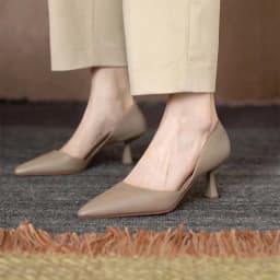 Krazing Pot Full Grain Leather Colorful Pointed Toe Stiletto High Heels Slip On Fashion Shallow Sexy Wedding Wholesale Ins Pumps