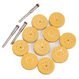 Cotton Cloth Grinding sanding Head Abrasive Buffing Wheel 3mm shank Cotton Thread Polishing mini Brush for Dremel Drill