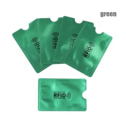 5Pcs Anti Theft for RFID Credit Card Protector Blocking Cardholder Sleeve Skin Case Covers Protection Bank Card Case New