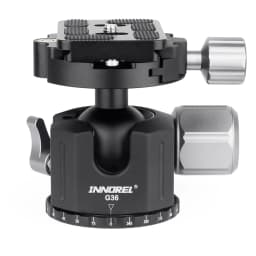 INNOREL G54/G44/G36 Professional Tripod Head Low Center Gravity Ball Head Ballhead Panoramic Arca Swiss QR Plate for DSLR Camera
