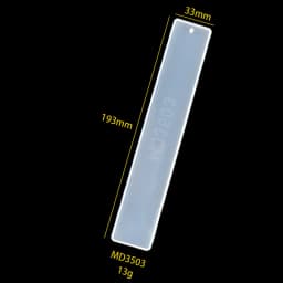 Rectangle Silicone Bookmark Resin Mold DIY Bookmark Mold Making Epoxy Resin Jewelry DIY Craft Silicone Transparent Mold