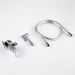 Brushed gold Brass Hand-held Wall-mounted Hybrid Hot And Cold Water With Stand Bathroom kitchen Toilet Faucet Bidet Sprayer