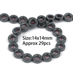 Natural Black Hematite Round Beads Star Heart Column Irregular Shape For Jewelry Making DIY Charms Bracelets Accessories 15''