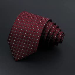 Fashion Stripe Neckties Classic Men's Solid Tie Polka Dots Wedding Business Tie Jacquard Woven Neck Ties Shirt Accessories Gift
