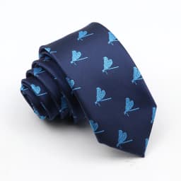 New Mens Polyester Jacquard Ties Casual Slim 6CM Insect Shiba Inu Car Cartoon Neckties For Wedding Business Suits Neck Accessory