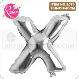 16 Inch Silver Alphabet Number Letters Balloons Birthday Party Decorations Kids Foil Balloon New Year Party Wedding Decoration