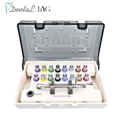 Fast ShipDental Universal Implant Torque Screwdriver Wrench Prosthetic Restoration Ratchet Kits Dentistry Implant Tool 10-70NCM